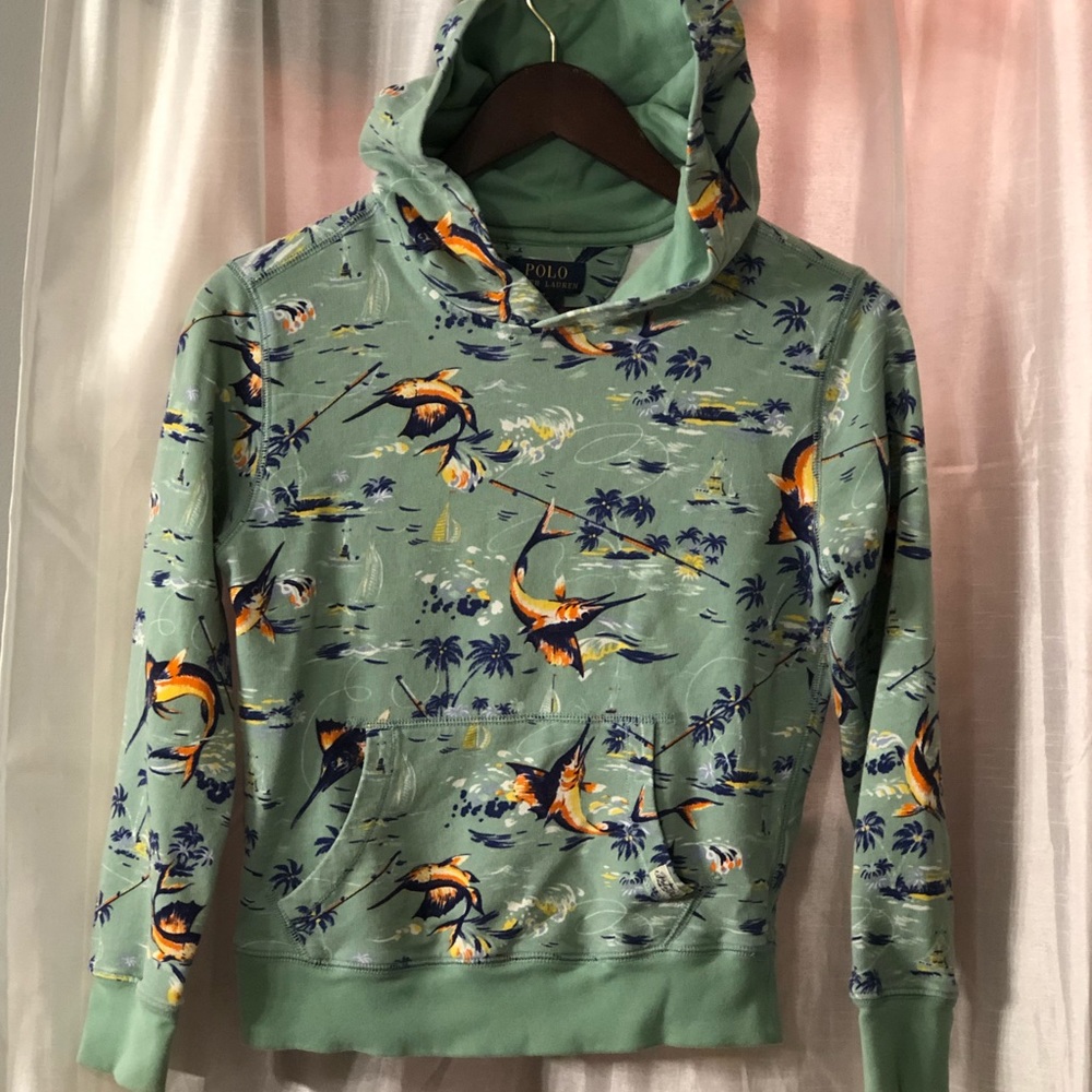 Polo hooded sweatshirt